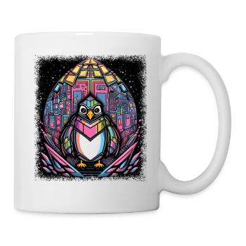 cute penguin all designs couple penguin adorable - Tasse - Weiß - Rechts