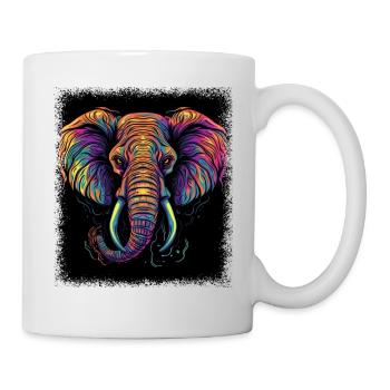Oiseau Amour Présent Idée Enfant Famille - Mug blanc - blanc - Droite