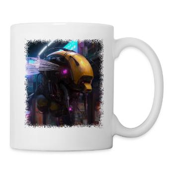 abeille abeille bday abeille joyeux anniversaire ruche dictons - Mug blanc - blanc - Droite