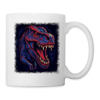 Animal Trex Humour Vert Mignon Dinosaure Costume T - Mug blanc - blanc - Droite