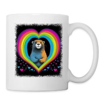 Anotter christmas art jokes humor quote gift idea - Mug - white - Right