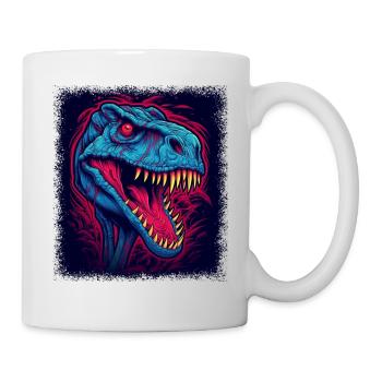 Angry Face Green Birthday Present Idea 2004 - Mug - white - Right