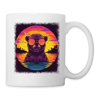 Joke Baby Otter Birthday Present Idea Funny Quote - Mug - white - Right