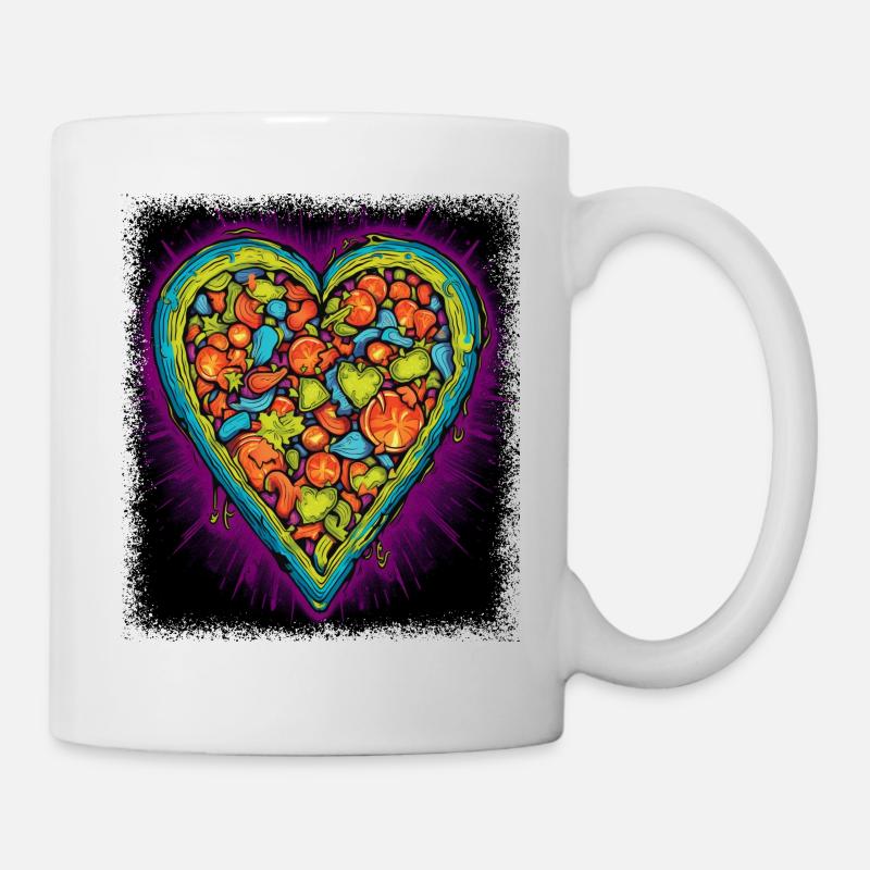arthur funny love green pizza british humor cool - Tasse - Weiß