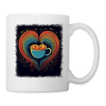 gay present rainbow sexuality lgbtqi and equality - Mug - white - Right