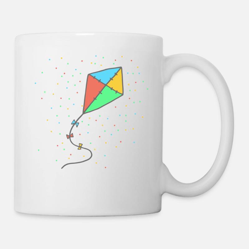 Drachensteigen - Tasse - Weiß