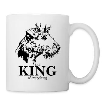 Airedale Terrier King of everything Hund Wilsigns - Tasse - Weiß - Rechts