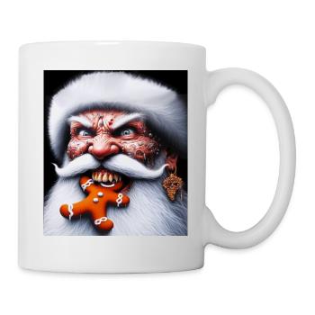 Santa Claus Santa Claus Nasty Gingerbread Man - Mug - white - Right