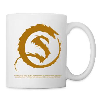 The Hobbit S Logo Smaug Dragon Symbol - Mug - white - Right