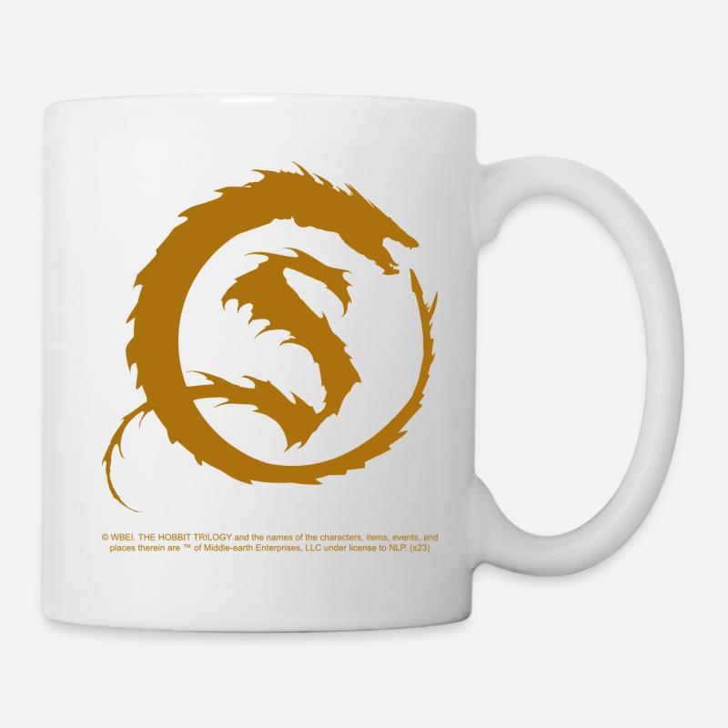 Le Hobbit S Logo Smaug Dragon Symbole - Mug blanc - blanc