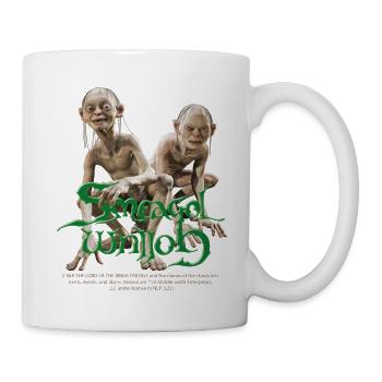 Le Seigneur Des Anneaux Smeagol Gollum Dessin - Mug blanc - blanc - Droite