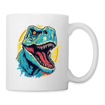 T-Rex Dinosaur Dino Tyrannosaurus Rex Vintage - Mug - white - Right
