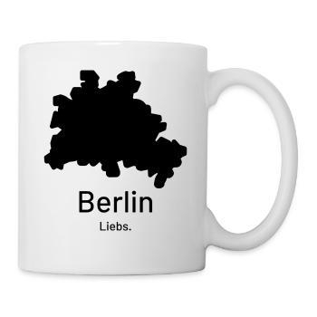 Berlin. Liebs. - Tasse - Weiß - Rechts