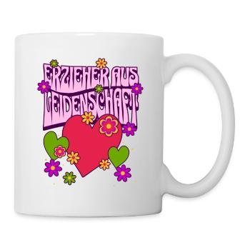 Erzieher Kindergarten Kita Beruf Kindergärtner - Tasse - Weiß - Rechts