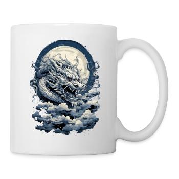 Majesty of the Moon Dragon - Mug - white - Right