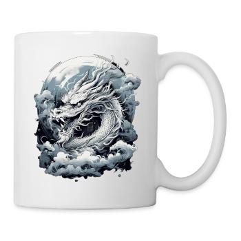 Dragon mythe du clair de lune - Mug blanc - blanc - Droite