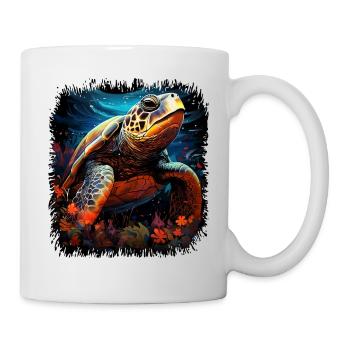 Turtle Lover Love Geek Animal Park Turtle Terrapin - Mug - white - Right