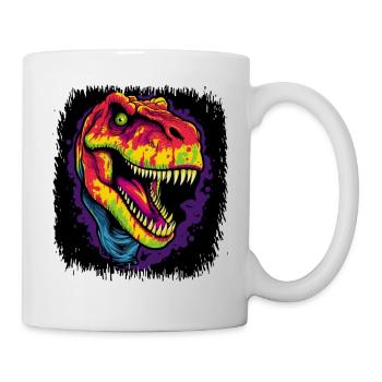 Mouvement De Paix Bday Oiseau Drôle Amusant Vert - Mug blanc - blanc - Droite