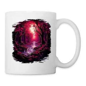 funky fun hippie festival joke birthday present - Tasse - Weiß - Rechts