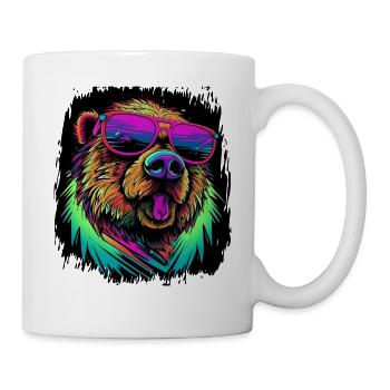 fun daddy daughter quotes tshirts bday - Tasse - Weiß - Rechts