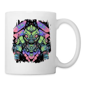 birthday present present wave wildlife nature - Tasse - Weiß - Rechts
