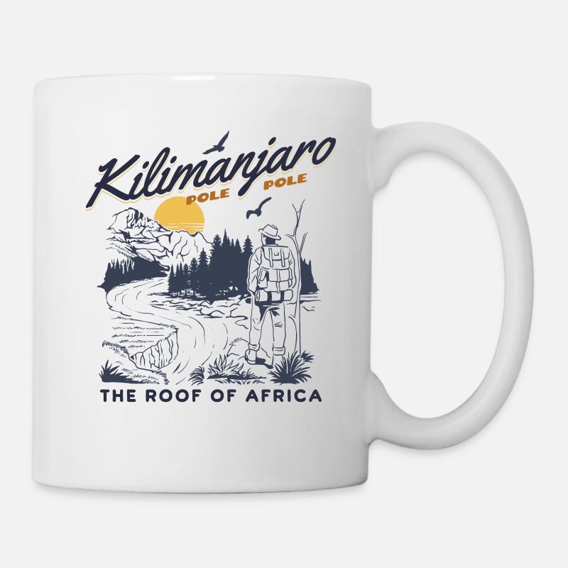 Kilimandscharo - Das Dach Afrikas - Tasse - Weiß
