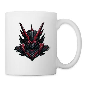 Battle Mech Cyber Mech Warrior Emblem Sci-Fi Robot - Mug - white - Right