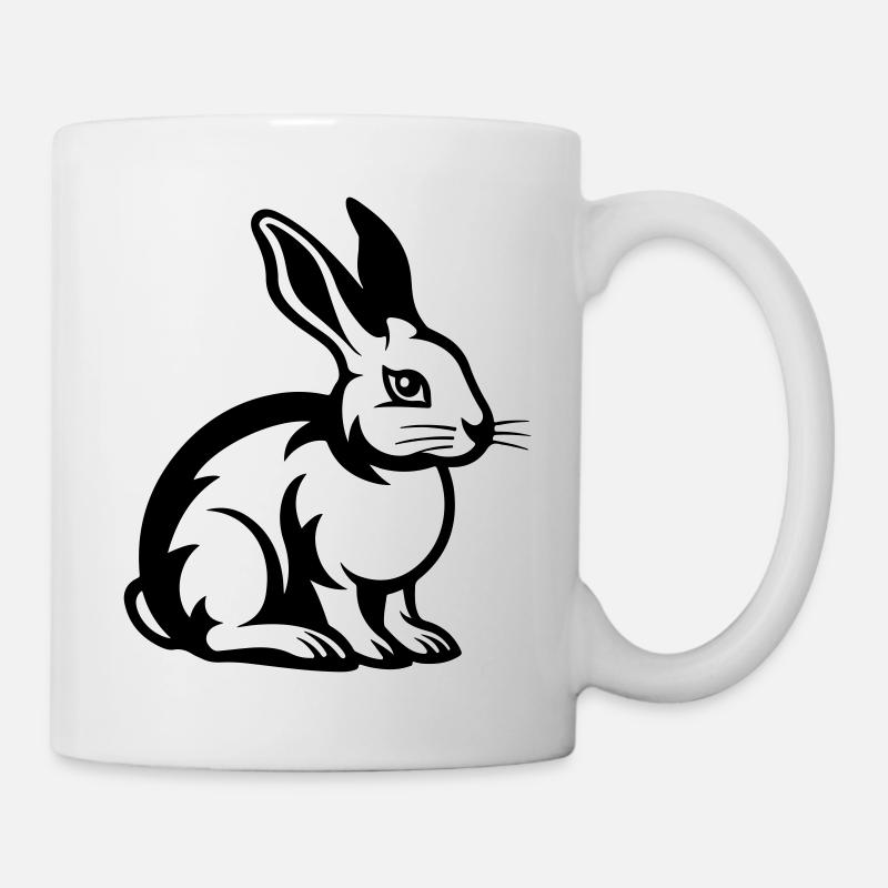 Ostern Symbol Hase - Tasse - Weiß