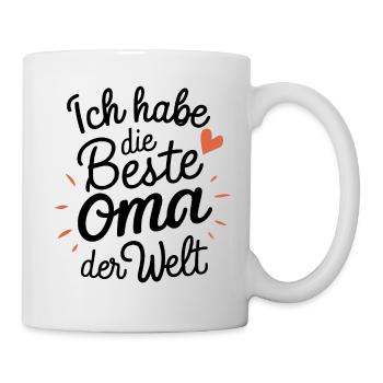 Beste Oma - Tasse - Weiß - Rechts