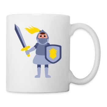 Knight motif for children for birthday gift idea - Mug - white - Right