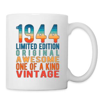 Edition limitée depuis 1944 Anniversaire Millésime 1944 - Mug blanc - blanc - Droite