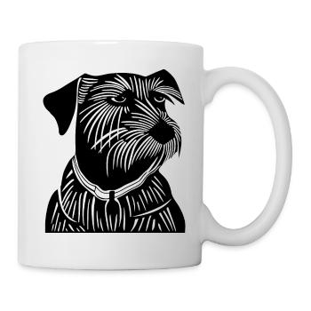 The noble terrier - Mug - white - Right
