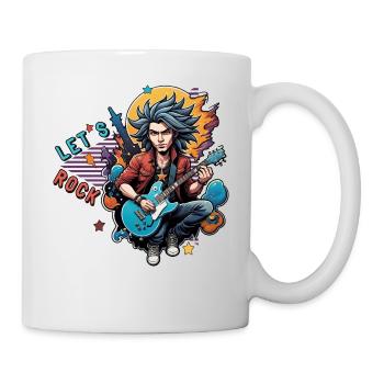 Let's Rock - Tasse - Weiß - Rechts