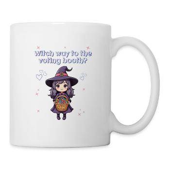 Witch way to the voting booth? - Mug - white - Right