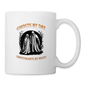 Ghosts by day sweethearts by night - Mug - white - Right