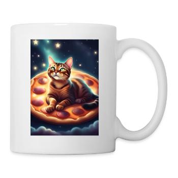 Pizza cat - Mug - white - Right