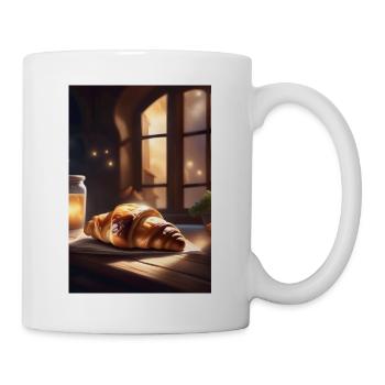 Croissants - Mug blanc - blanc - Droite