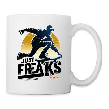Just Freaks Skater Sk8 Graffiti - Just Freaks ® - Tasse - Weiß - Rechts