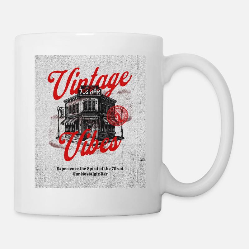 Ambiance vintage - Mug blanc - blanc