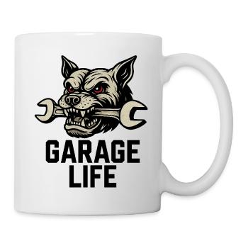 wcieky_pies_z_kluc - Mug - white - Right