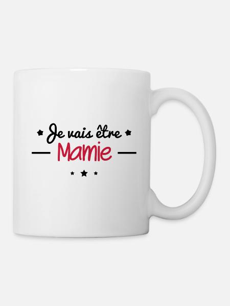 future mamie, Bientôt grand-mère - Mug blanc - blanc
