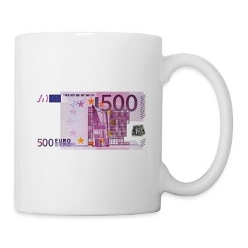 500 Euro Schein - Tasse - Weiß - Rechts