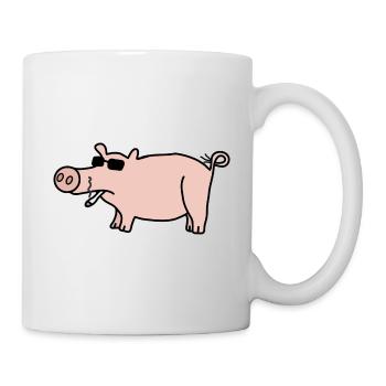 Porc frais - Mug blanc - blanc - Droite