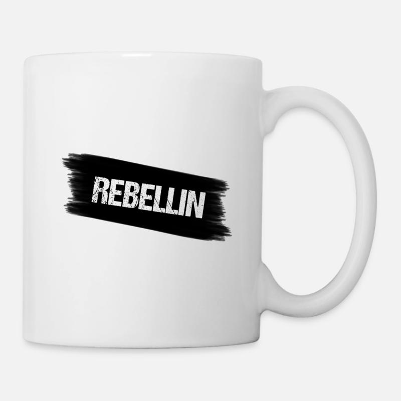 Rebellin - Tasse - Weiß