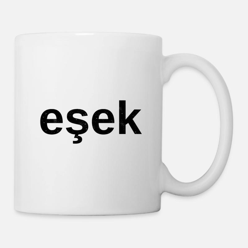 esek - eşek - Esel Meme - Tasse - Weiß