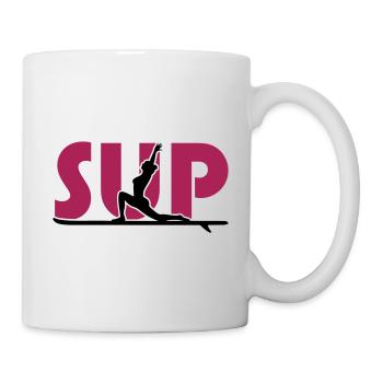 SUP YOGA - Mug blanc - blanc - Droite