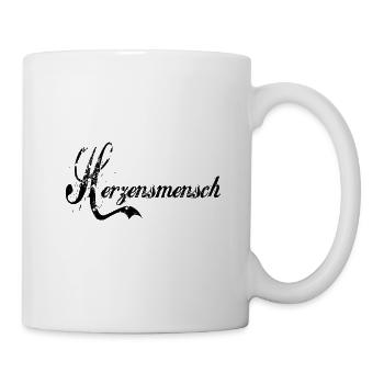 Herzensmensch - Tasse - Weiß - Rechts