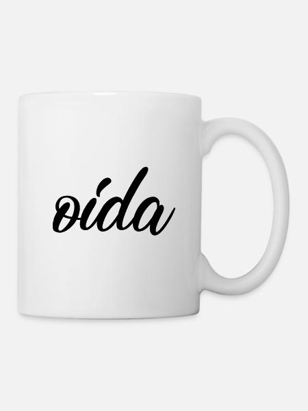 oida - Tasse - Weiß