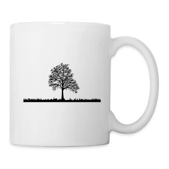 Baum - Tasse - Weiß - Rechts