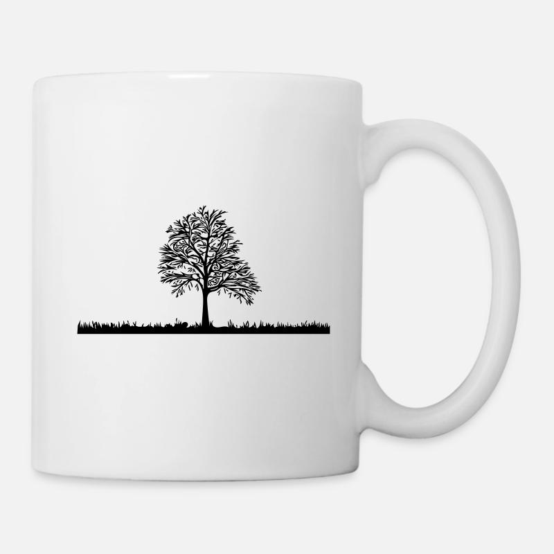 Baum - Tasse - Weiß